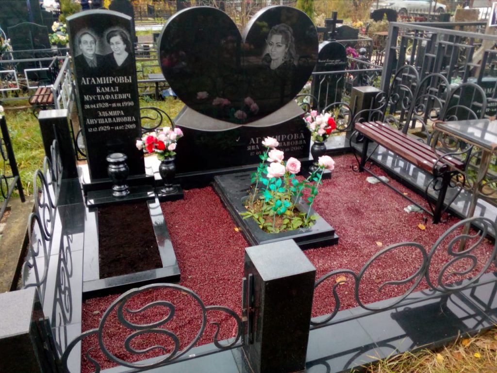 Установка памятников на могилу в Москве